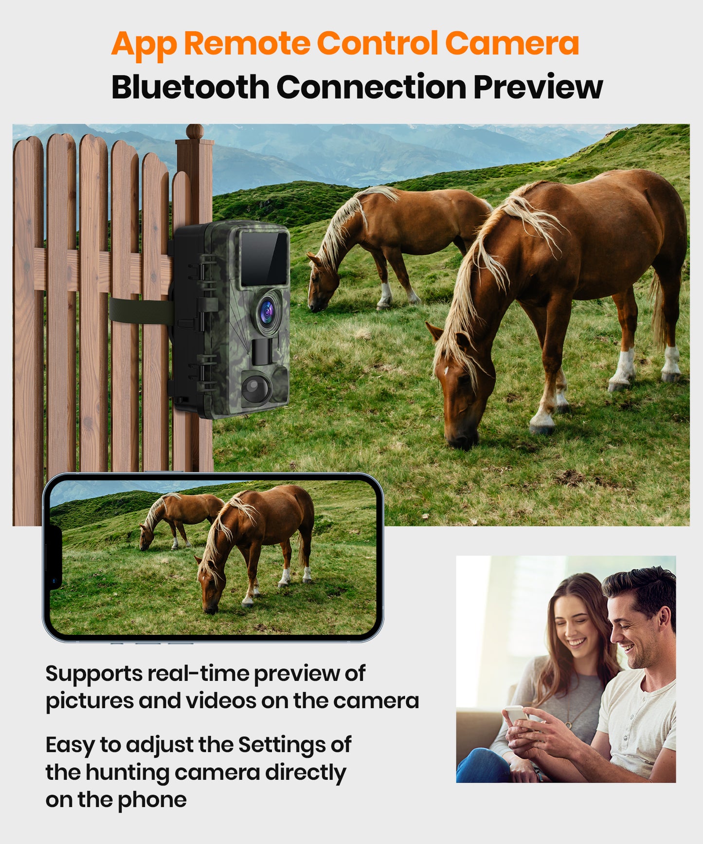 Trail Camera 4K 48MP WiFi Game Camera with Night Vision Motion Activated